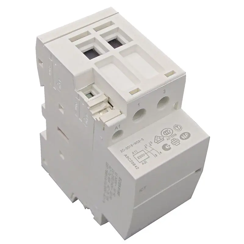 ИКТ Американская классификация проводов 2р 40A 220 V/230 V 50/60HZ Din rail AC контактор для дома 2NO