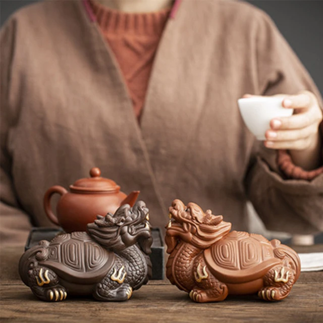China Yixing Zisha handgefertigte Ziegen-Tee-Haustier-Dekoration,  Innendekoration - .de