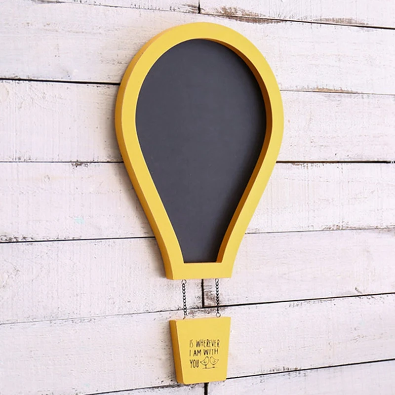 Wooden Wall Hanging Message Board Retro Small Blackboard Shop Advertising Board