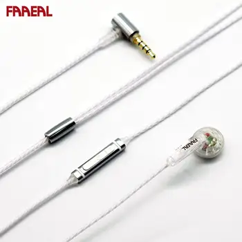 

FAAEAL Iris Hifi Earphone 32 ohms Earbuds Full Transparent Shell Pop music Earbuds For Xiaomi/Huawei/iphone