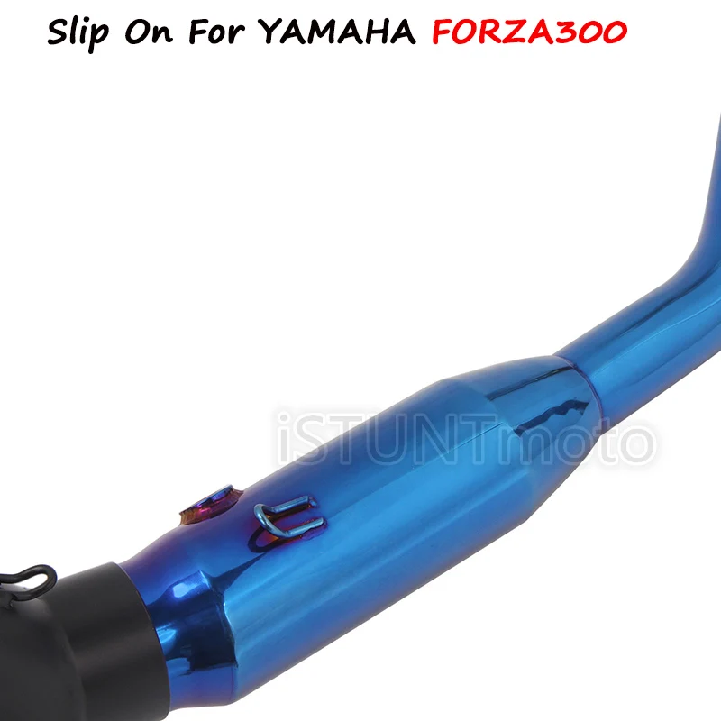 Слипоны для HONDA Forza мотоцикл выхлопной Escape модифицированный глушитель Передняя Соединительная труба из нержавеющей стали Соединительная труба