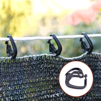 

50Pcs Sunshade Net Clip Garden Tools Greenhouse Shade Cloth Clips Plastic Instant Grommet Fence Shading Net Clips