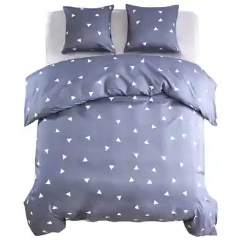 

Vidaxl part. Bedding Set triangular design 200x200/80x80 cm Gray