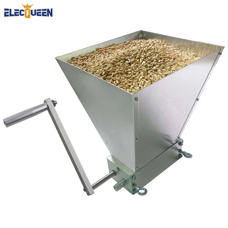2021 Newest Stainless 2roller Barley Malt Mill Grain Grinder Crusher