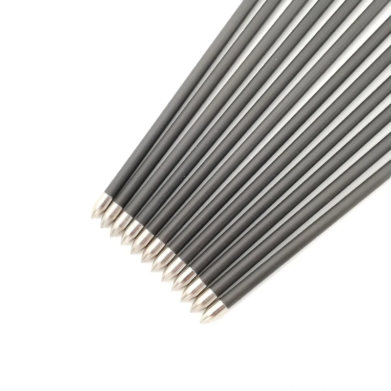 12pcs-Pure-Carbon-Arrows-Spine-500-600-700-800-900-1000-ID-4-2mm-Shafts-Plastic (3)