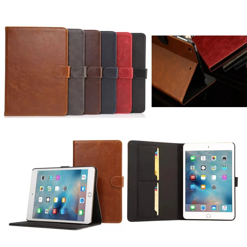 Премиум PU кожаный чехол для планшета для iPad Mini 3 2 1 Mini2 Mini3 7,9 дюймов Ретро винтажный флип-чехол Ультратонкий Роскошный стиль книги