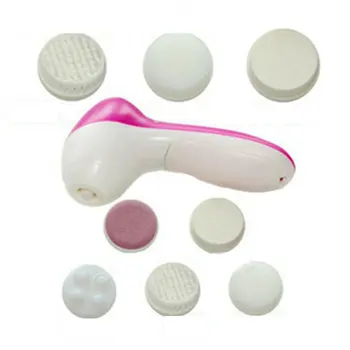 

8 in 1 Electric Facial Cleanser Face Cleaning Skin Pore Cleaner Body Cleansing Massage Mini Beauty Massager
