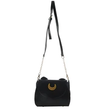 Промо-акция! косплей Сейлор Мун pu кожаная женская сумка сумки на плечо сумка-тоут, черный