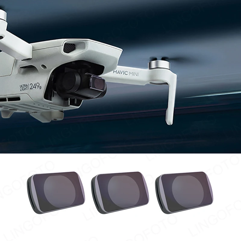 

ND4+ND8+ND16+ND4/PL+ND8/PL+ND16/PL 6 IN 1 Lens Filter for DJI Mavic Mini AO2079