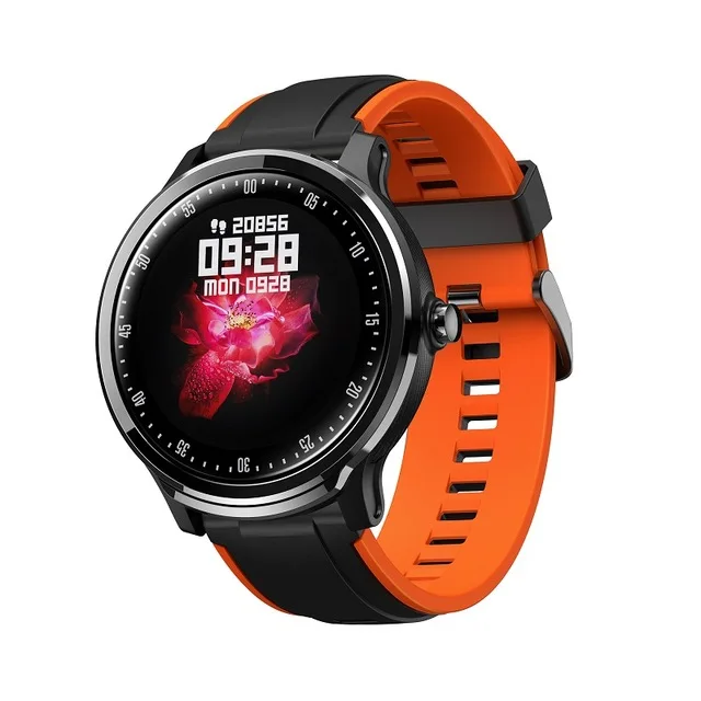 

SN80 Smartwatch with Heart Rate Monitor Blood Pressure Clock Smart Waterproof Watch Support for Men Women Orange