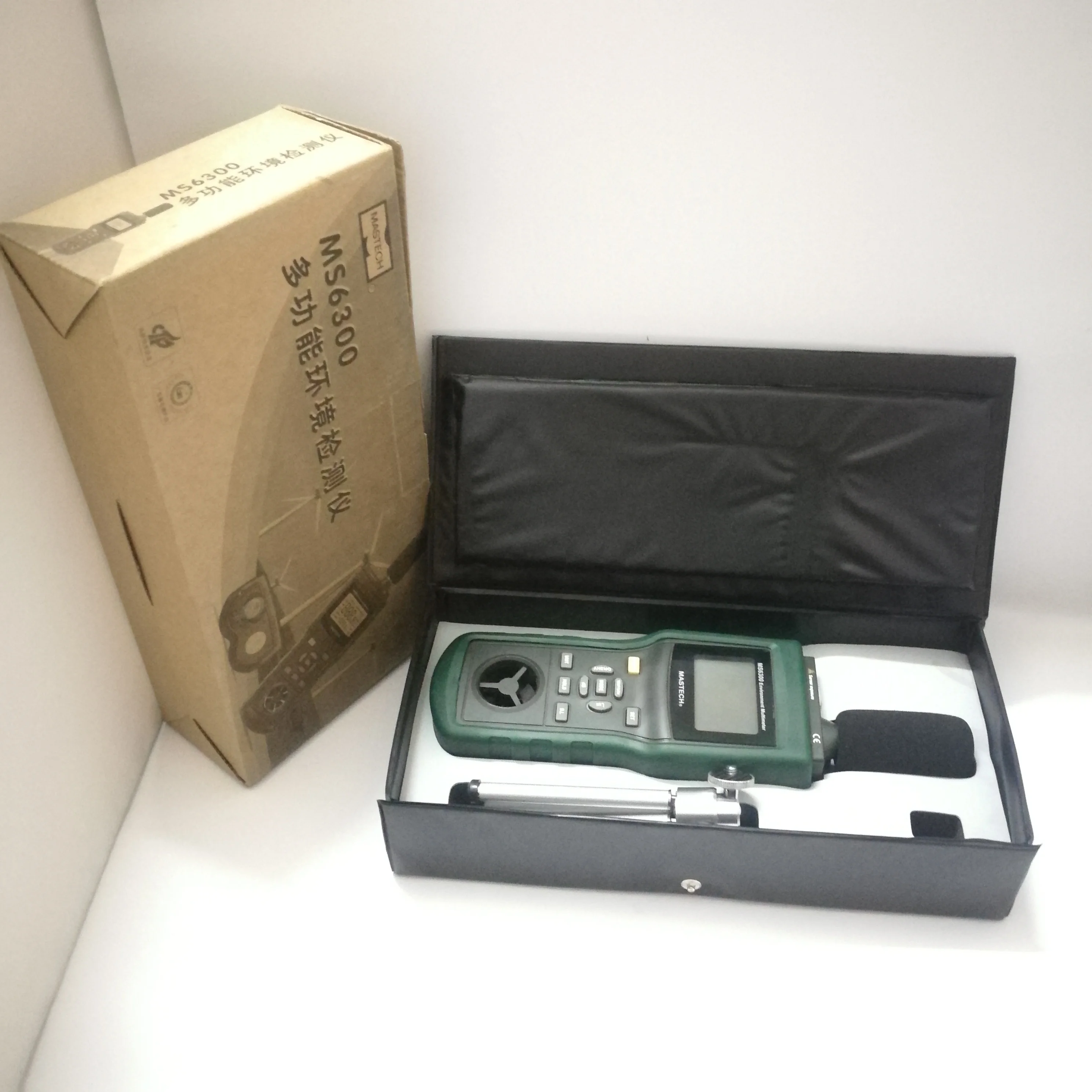 US $135.00 MS6300 Multi Environment Tester LUX Wind Sound Temp RH MultiFunction Meter 6IN1 Multifunctional Enviroment Meter
