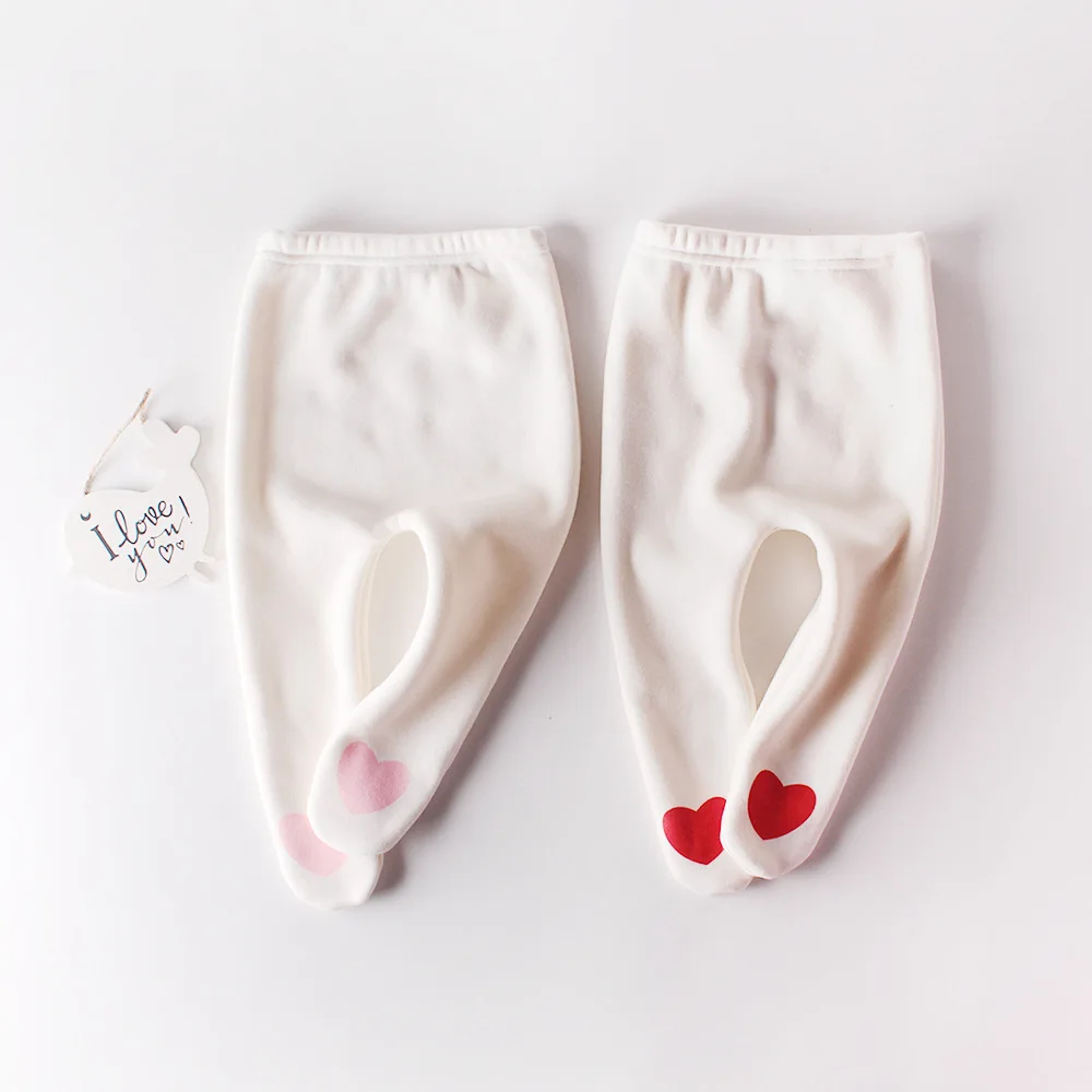 

Spring Autumn Winter Newborn Baby Boy Girl Love Print Tights Cotton Baby Girls Pantyhose Kids Infant Collant Pantyhose Bottoms