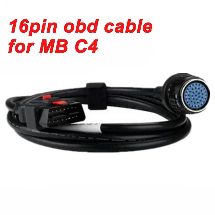 16pin разъем основной линии для MB SD C4 диагностический сканер OBD2 16PIN переходник для мужчин и женщин C4 сканирующий инструмент