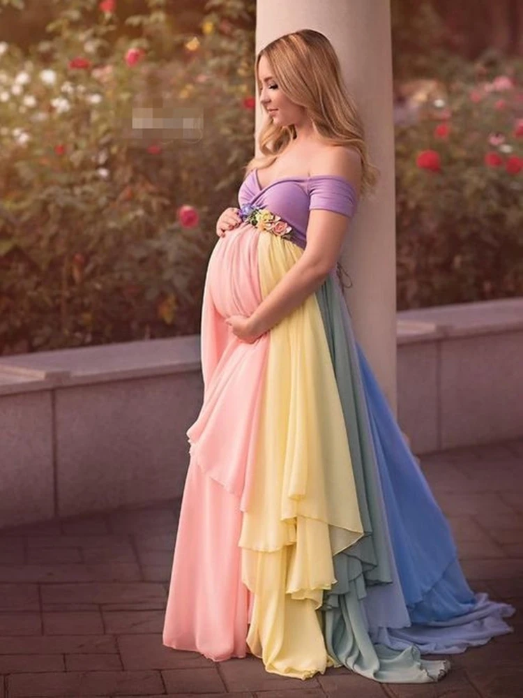 Платья для беременных для фотосессии платье для беременных женщин реквизит для фотосессии сексуальное платье макси для беременных