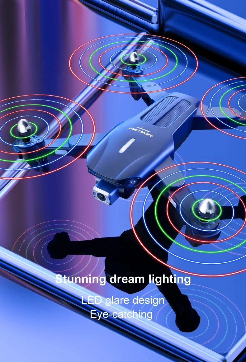 K106 Drone, dream lighting led glare design eye-calching