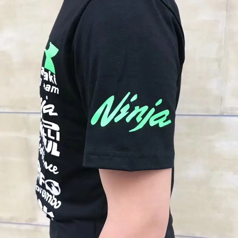 Moto rcycle гоночная команда фанатов футболки moto Рубашка мужская футболка moto cross для Kawasaki Ninja