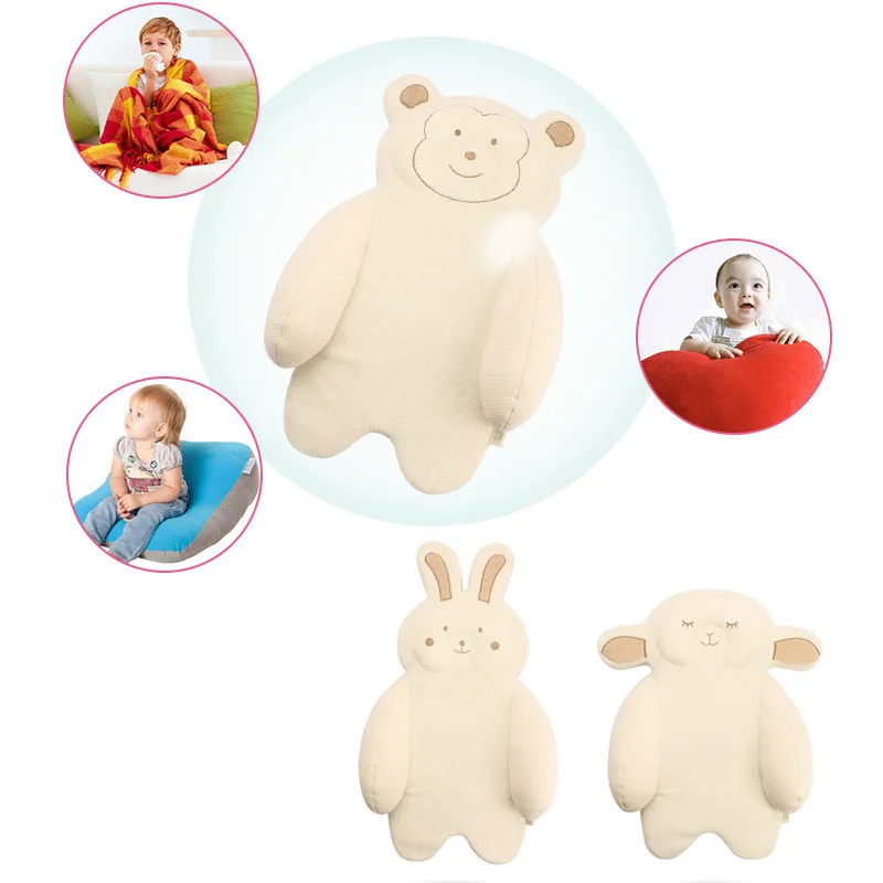 Jollybaby Милая вогнутая детская подушка для шеи голова для малышей Детские подушки мягкие хлопковые подушки для сна для малышей против скатывания