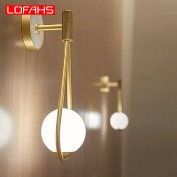 

LOFAHS Wall Lamp Modern Light Fixture Indoor Wall Sconce Loft Stair Bedroom Bedside Living Room Home Hallway Lighting