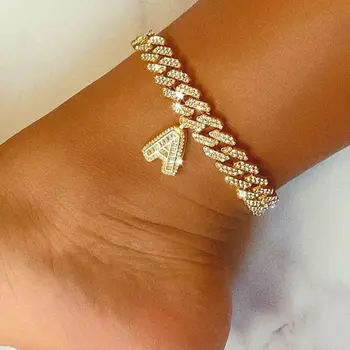Chain Layered Initial Anklet