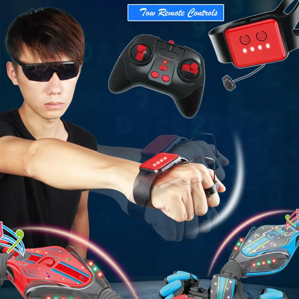 Ceny Wykrywanie gestów Stunt Remote Control RC Car lekka muzyka dla dzieci skręcanie deformacji samochodu wspinaczka Model pojazdu terenowego