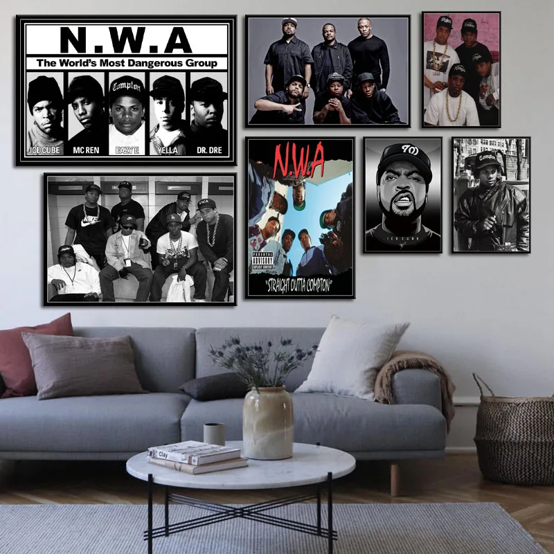 N.W.A хип хоп Музыка Рэп звезда куб льда Доктор Дре эзи е Старая школа