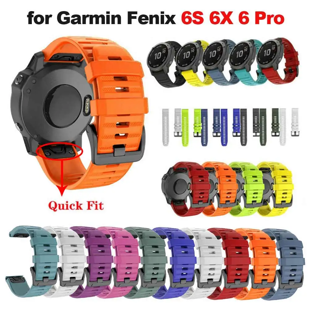 20 расстегиваемый ремешок шириной 22 или 26 мм для Garmin fenix 6 6x6S Pro 3HR 5S лентой Большие 935