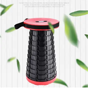 

Retractable Stool Folding Chair Outdoor Safe Stable Camping Chair Portable Beach Hiking Picnic Seat Stool Foldable Fishing Chair