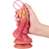 New! Fetish Dildo Stimulate Vaginal Anal Massage Sex Toys For Women Masturbators Butt Plug Faloimetor For Women Soft Big Dildos 1