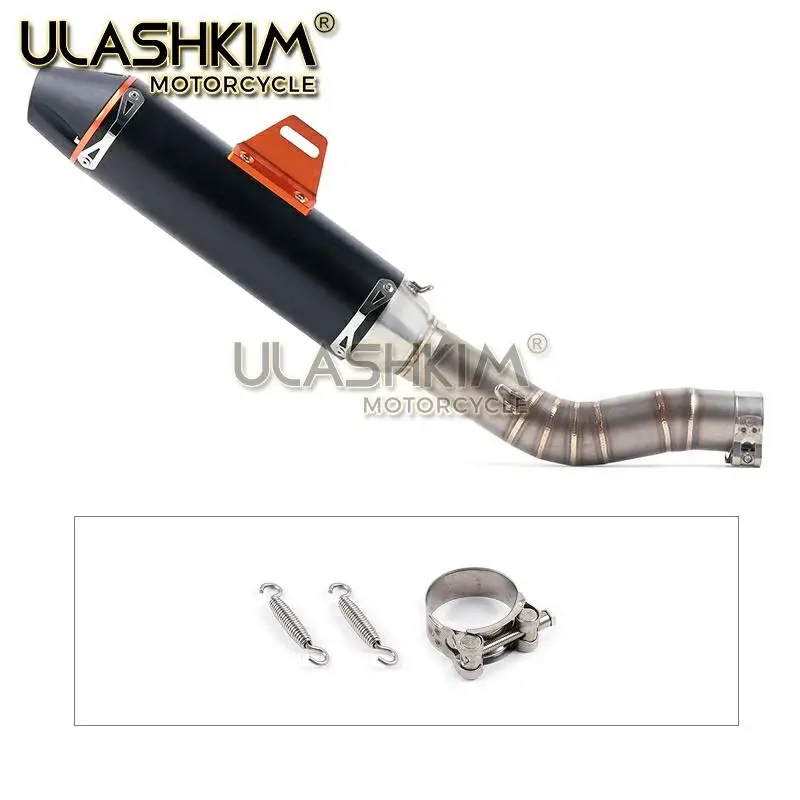 Motorcycle Full System Exhaust Escape Muffler Middle Link Pipe Slip On For suzuki GSXR1000 GSX R1000 GSXR 1000 2003-2006