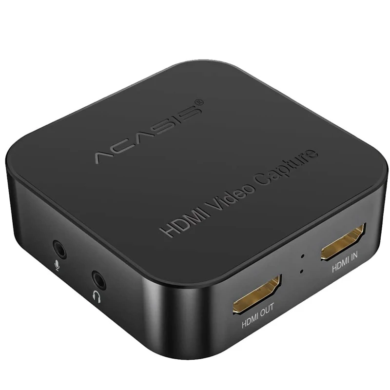 

Acasis USB 3.0 4K 1080P 60fps Video Capture Card HDMI PS4/switch/NS/xbox/camera Support Mic in Microphone PC Live Streaming
