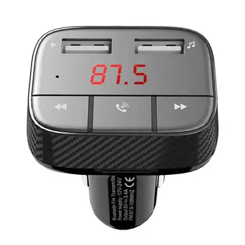 

AD-916 Car Bluetooth 5.0 FM Transmitter Hands Free MP3 Player USB Charger