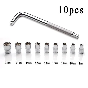 

Universal Multitool Key Ratchet Socket Wrench Chrome Vanadium Steel Repair Parts