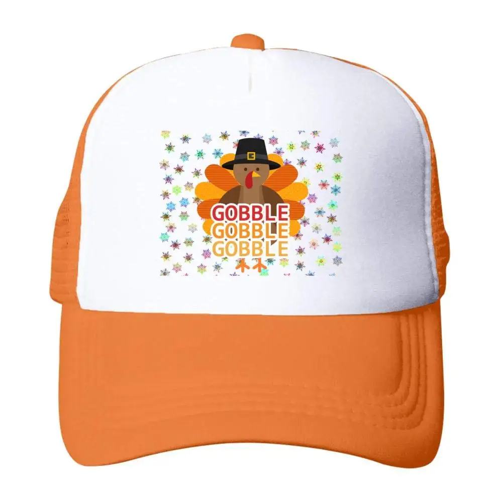Летние Мода дизайн Спорт на открытом воздухе разноцветные снежинки, кофта с аппликацией индейки, Турция водителя грузовика шляпа сетки Бейсбол Кепки
