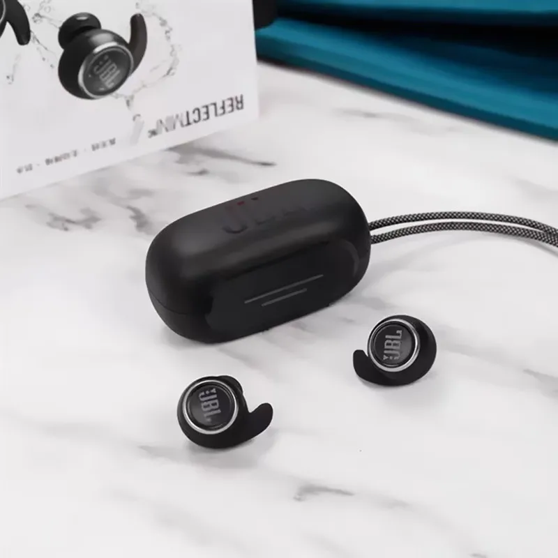 US $48.40 JBL Earphones REFLECT MINI NC True Wireless Smart Bluetooth Mobile Wireless Music Headset Binaural Stereo with Charging Case