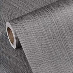 Wood Grain Stickers Wardrobe Cabinet Table Furniture Renovation Wallpaper PVC Self Adhesive Waterproof Wall Papers Home Decor