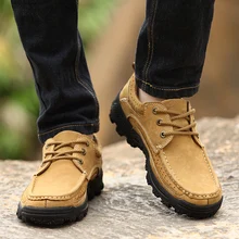 Классические мужские прогулочные туфли из натуральной кожи; Мужские модельные туфли; удобные уличные кроссовки; Мужская обувь в деловом стиле; размер 44