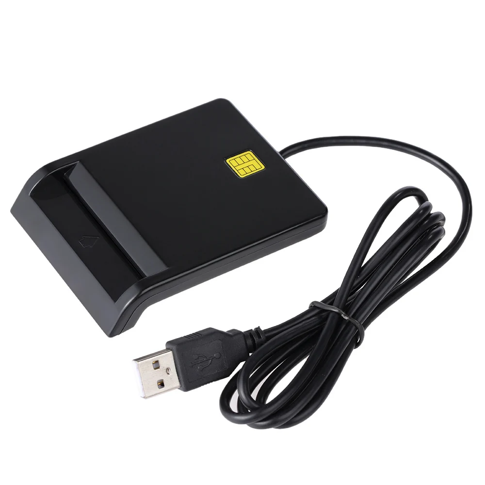 USB 2,0 считыватель смарт-карт IC считыватель смарт-карт для банковских карт IC/ID считыватель карт emv USB-CCID ISO7816 для Windows 7 8 10 Linux OS