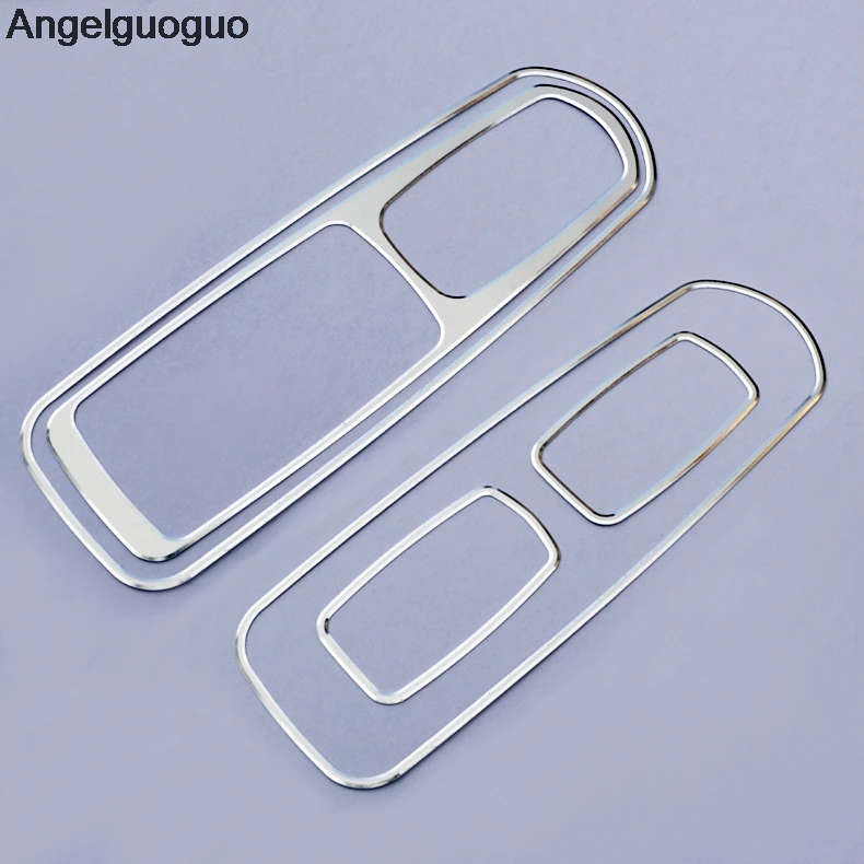 Car Styling Car Window Glass Lift Buttons frame decoration cover trim For Porsche Panamera Cayenne Macan