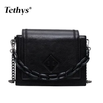 

Chain Design PU Leather Crossbody Bags For Women 2020 Fashion MINI Shoulder Messenger Bag Lady Quality Handbags
