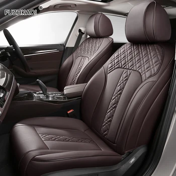 

FUZHKAQI Custom Leather car seat covers For BMW 1 Series E81 E82 E87 E88 F20 F21 F52 F40 2 Series F22 F23 F44 F45 F46 car seats