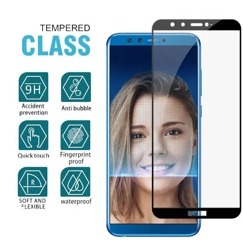 Защитное стекло 9H HD для huawei Honor 9 Lite закаленное защитное Light стеклянная пленка 5 65