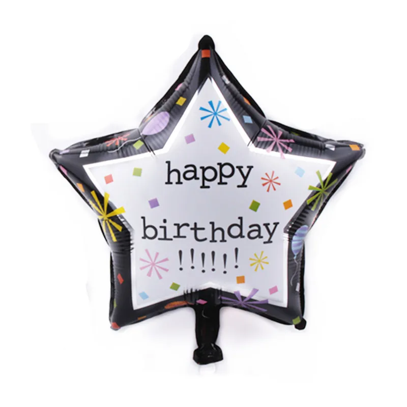 18 дюймов круглый день рождения мальчика воздушный шар из фольги детей годовалого возраста шар из алюминиевой фольги украшение на день рождения, вечеринку