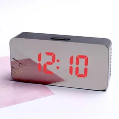 Напрямую от производителя креативного голосового ночного света проекционные часы для прикроватного столика студентов Mute Snooze будильник проекция