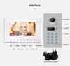 Jeatone 7 Inch Wireless Wifi 960p Video Intercom for Home IP Video Doorbell Fingerprint Unlock HD  Screen Wifi Intercom System ► Photo 2/6