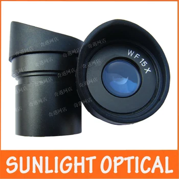 

WF15X Field of View 15mm Wide Angle Zoom Stereo Microscope Optical Eyepiece Lens with Mounting Size 30mm for Medical Science