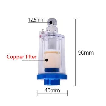 

Inline Water Oil Separator 1/4" Air Hose Filter Moisture Trap for Compressor