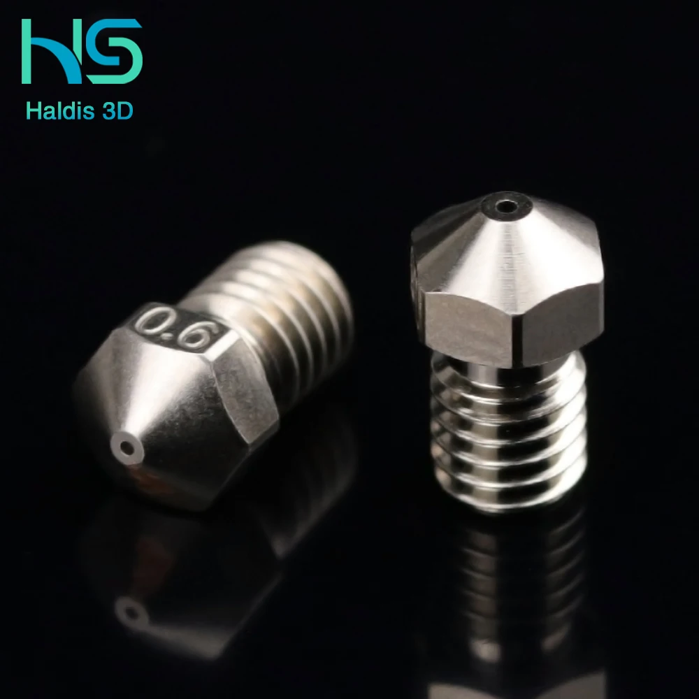 

Haldis 3D Copper-plated T-V6 durable non-stick agent for 3D printers Hotend M6 thread for E3D V6 output Hotend