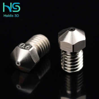 

Haldis 3D Copper-plated T-V6 durable non-stick agent for 3D printers Hotend M6 thread for E3D V6 output Hotend