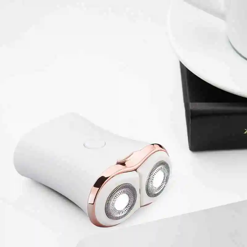 Портативная мини-электробритва 4D с плавающей головкой, перезаряжаемая через USB машинка для бороды, Водонепроницаемая беспроводная бритвенная машинка для мужчин