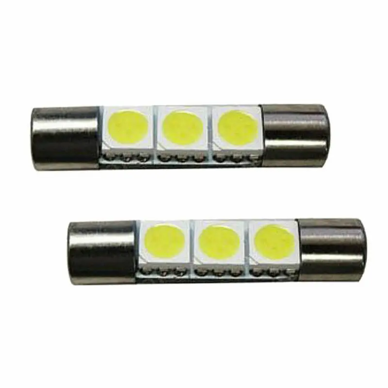 Супер яркий белый 3SMD 6641 6614F ксеноновый светодиодный светильник 6 шт.